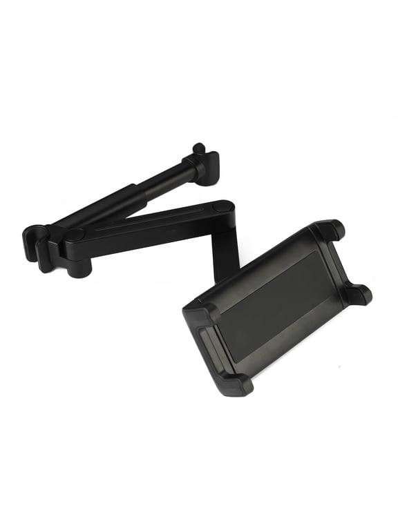Universal Headrest Mount Phone & Tablet Holder, 360 Rotation, for Cars & SUVs, Black