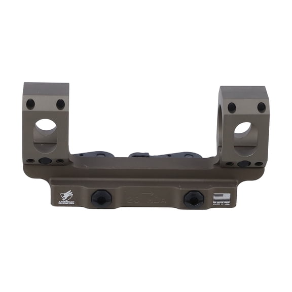 AD-RECON-SW Scope Mount for Long Range Shooting, Quick Detach, 20 MOA Tilt, 1Inch Rings, 1.38Inch Centerline, 6061 T6 Aluminum, T3 Mil-Spec Anodized (AD-RECON-SW20MOA1TACRFDE)