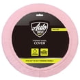 thumbnail image 1 of Auto Drive Faux Fur Elastic Stretch Steering Wheel Cover,Universal Fit for Sedans, SUVs,1 Pack, Pink, 1 of 5