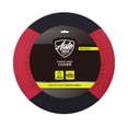 thumbnail image 1 of Auto Drive Universal Neoprene Waterproof Steering Wheel Cover, Set of 1, Fit for Cars, SUVs, Trucks, Black Red Two-Tone, 1 of 5