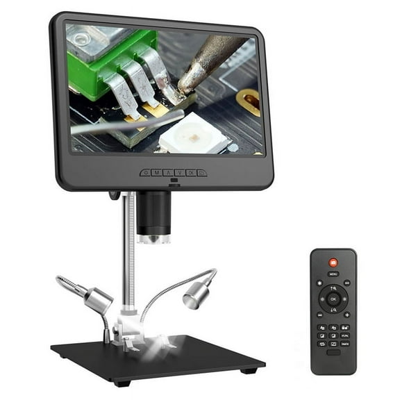 AD210 Digital Microscope 10.1 Inch Adjustable LCD for Electronics Microscope Tool PCB/SMD 1080P Soldering Microscopio