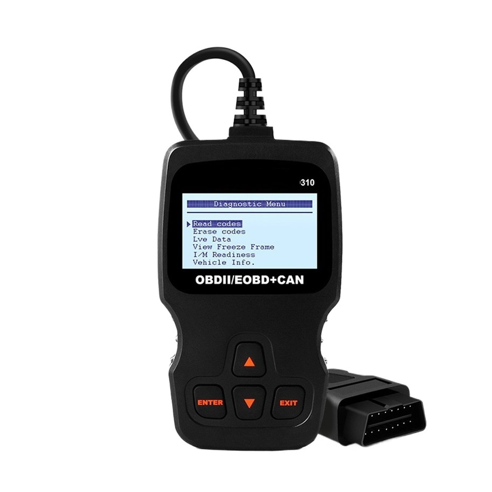 AD310 OBD2 Scanner Diagnostic Tool With Battery Test OBD2 Enhanced Car ...