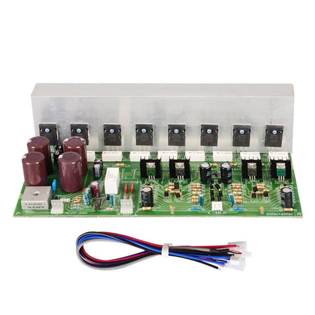 AD600W Amplifier Board 2SA1943/2SC5200 Audio Chip 600W+600W 2.0 Channel ...