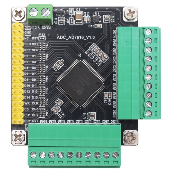 AD7616 Module 16 Channel 16 Bit High-Speed ADC Synchronous Data Acquisition Module 1MSPS Sampling Rate FPGA