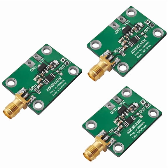 AD8361 Power Meter True RMS Detection Module AM Detector Magnitude Detector 0.1-2.5 GHz 3 Pieces,3 x AD8361 microwave power detector