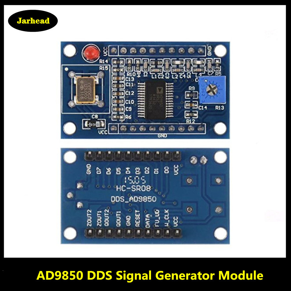 2 Moduli Generatore Segnale AD9850 DDS - 0-40MHz, Onde Sine E Quadre, Per Elettronica