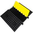 thumbnail image 1 of ADA 5 Channel Rubber Cable Protector Ramp, 22000 lbs Load Capacity Heavy Duty Ramp, ADA Cord Cover for Driveway, Event & Warehouse, 1 of 8