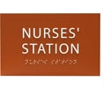 thumbnail image 1 of ADA CENTRAL SIGNS - 6" X4" Nurses Station Sign - ADA Compliant Tactile Graphics Grade 2 Braille Text | Wall Mount Plastic Care Staff Area Signs for Medical Health Offices, Hospital Buildings, 1 of 6