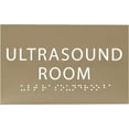 thumbnail image 1 of ADA CENTRAL SIGNS - 6" X4" Ultrasound Room Sign - Tactile Graphics Grade 2 Braille Text Sonography Sign| ADA Compliant Wall Mount Acrylic Medical Procedure Sign for Hospital, Medical Space, and Clinic, 1 of 7