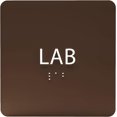 thumbnail image 1 of ADA CENTRAL SIGNS - 6" X6" Lab Sign- ADA Compliant Tactile Graphics Grade 2 Braille Text Acrylic Wall Signs - Authorized Access, Laboratory Hazardous Safety Door sign for Schools, Hospitals, Clinics, 1 of 7