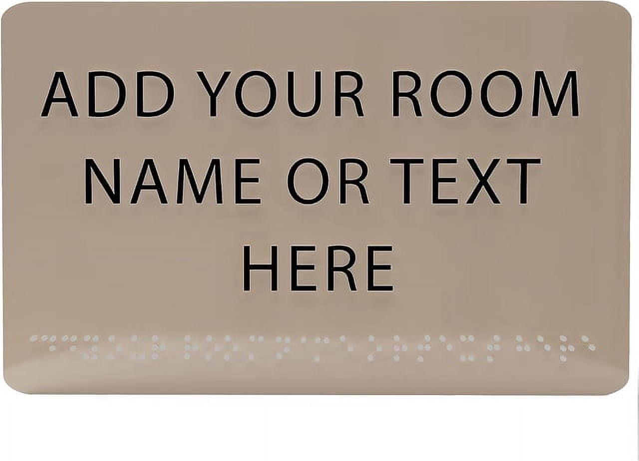 ADA CENTRAL SIGNS - 9" X6" Personalized Custom Sign - ADA Compliant ...