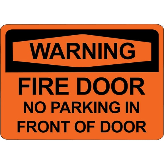 ADA CENTRAL SIGNS - Notice Keep Door Closed Unless Loading or Unloading Sign - ADA Compliant Digitally Printed Text Wall Signs – Loading Docks Delivery Zone Safety Security Sign - Plastic – 5” x 7”