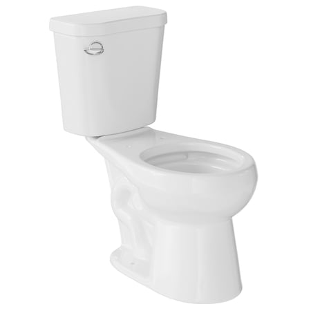 Commercial Toilet ADA Compliant – 19-Inch Elongated Two-Piece Toilet with Soft-Close Seat & 1.28 GPF Siphonic Flush