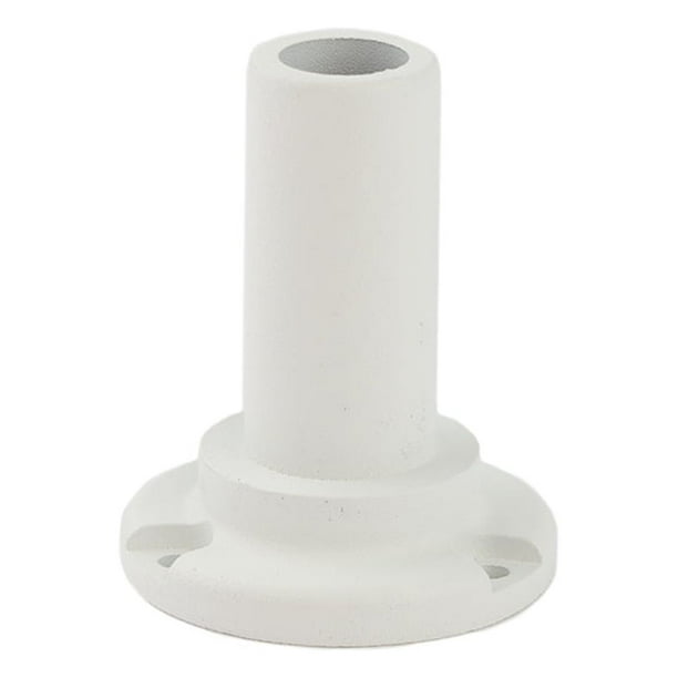 Secondary Handrail Straight Wall Mount, Textured White
