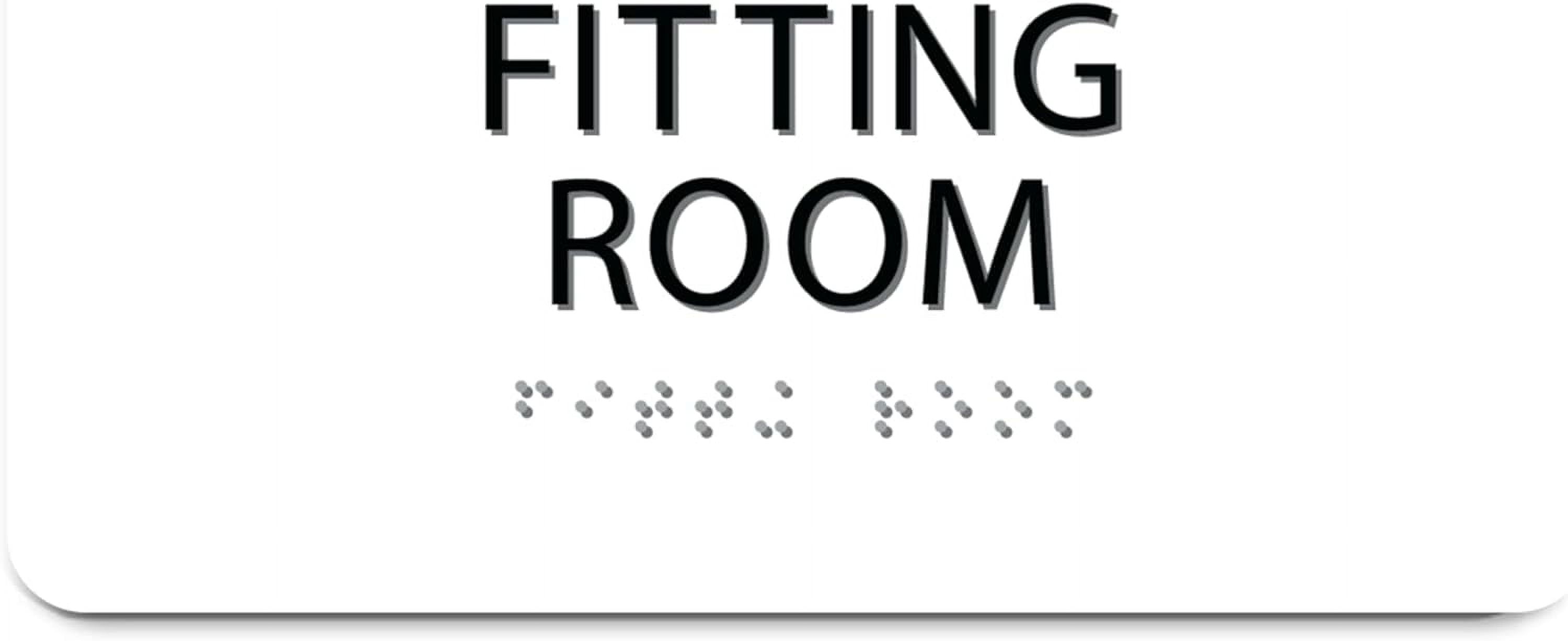 ADA Compliant Emergency Exit Sign With Braille - 4x8 Inch Business Sign Made In USA