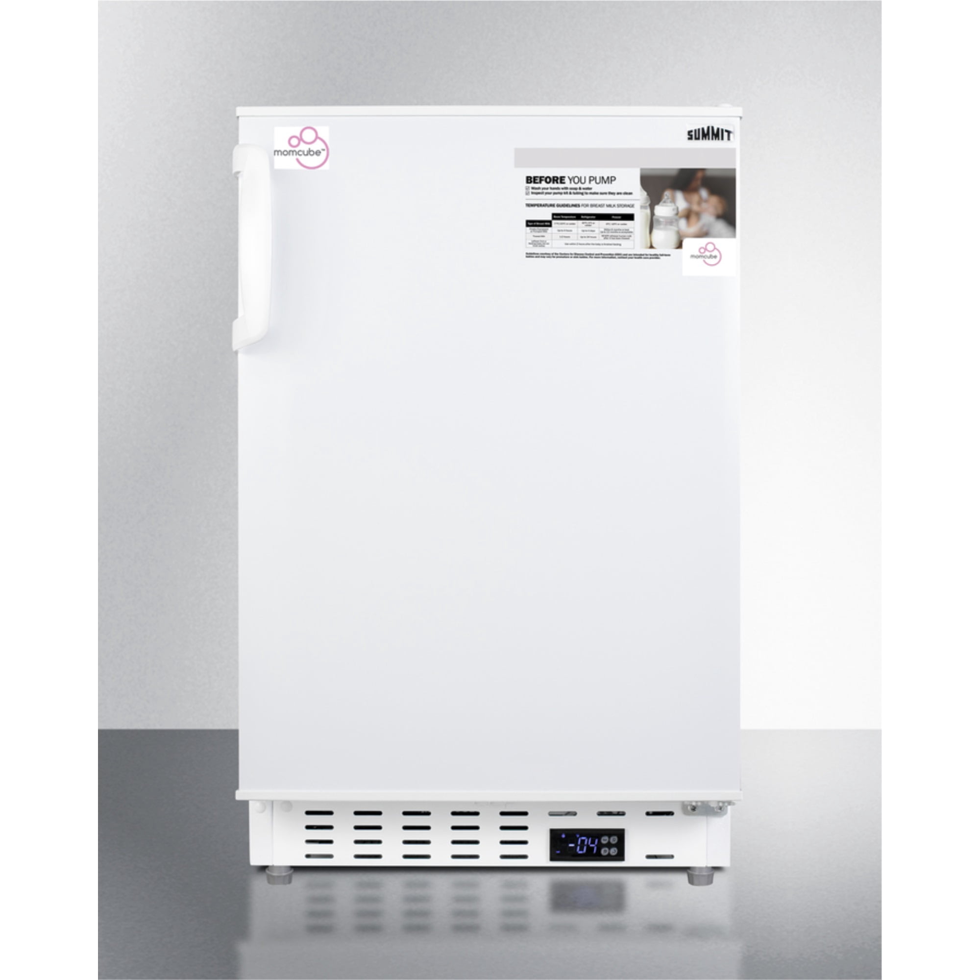 ADA compliant built-in undercounter MOMCUBE all-freezer for breast milk storage