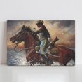 thumbnail image 1 of ADALE African American Buffalo Soldier Posters and Wall Art Picture Decor Canvas Prints Framed 12x16 Inch, 1 of 6