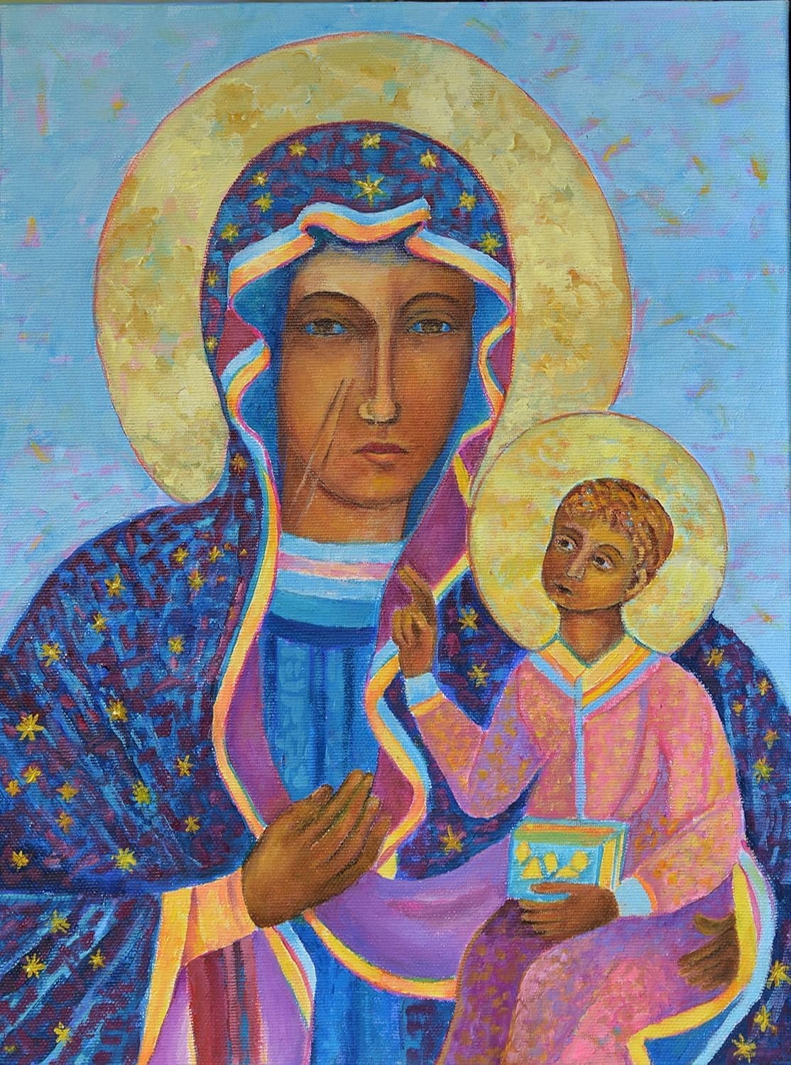 Adale black madonna poland our lady of czestochowa poster a3 madonna