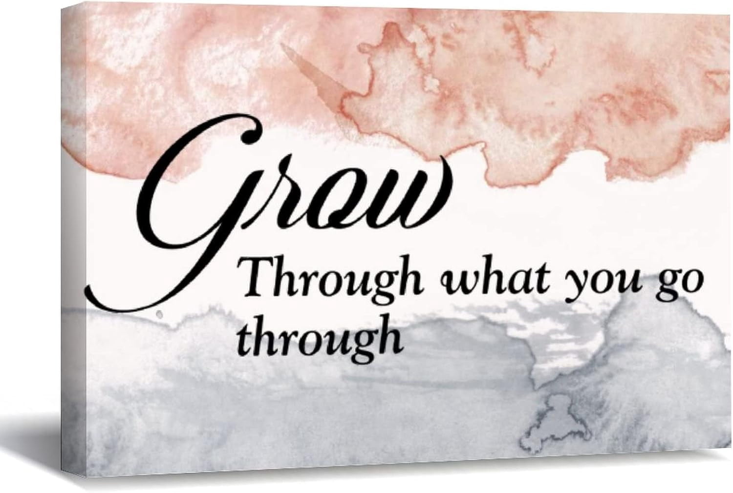 ADALE Canvas Hanging Wall Art Poster with Motivational Quote, Painting ...