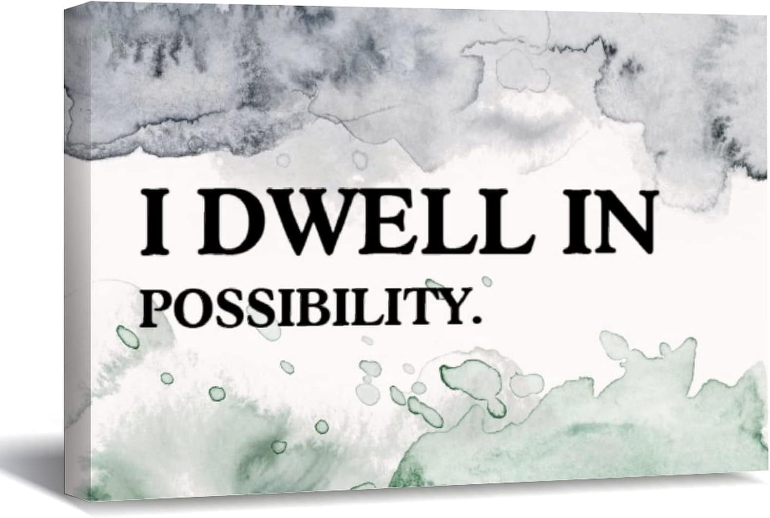 ADALE Canvas Hanging Wall Art Poster with Motivational Quote, Painting ...