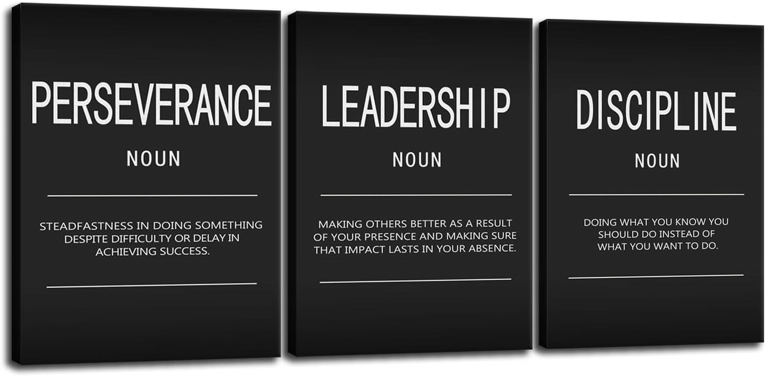ADALE Motivational Canvas Wall Art Money Never Sleeps Verb Painting ...