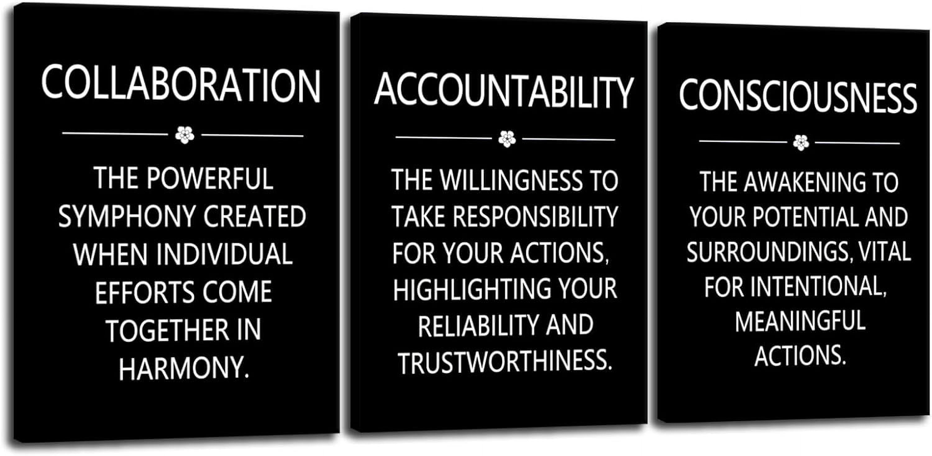 ADALE Motivational Canvas Wall Art Money Never Sleeps Verb Painting ...