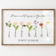 ADALE Personalized Gifts for Grandma Poster, Grandma's Garden Kid's ...