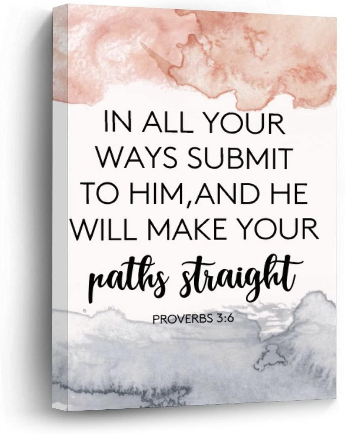 ADALE Psalm 30:2 Lord My God, I Called to You for Help Canvas Hanging ...