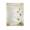 thumbnail image 1 of ASPORIC When Tomorrow Starts Without Me Poem Vintage Poster Motivational Quotes Poster Prints for Wall Decor Pictures Canvas Oil Paintings for Printed Canvas Unframed 10x8 Inch, 1 of 6