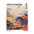thumbnail image 1 of ADALE Vintage Yayoi Kusama Wave Poster Famous Famous Painting Artist Japanese Canvas Wall Art Colorful Abstract Aesthetic Oil Painting Decor Unframed 16x12 Inch, 1 of 6