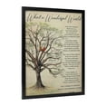 thumbnail image 1 of ADALE What A Wonderful World Song Lyrics Poster Print Wall Art Decor Home Modern Canvas Artwork Painting Oil Decorative Pictures for Bathroom Pics Giclee Canvas Print Black Framed 18x12 Inch, 1 of 5