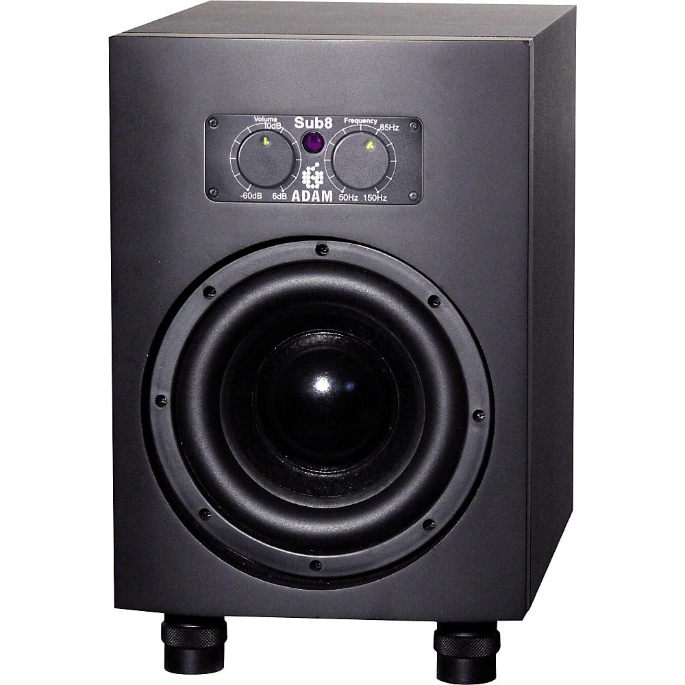 ADAM Audio Sub8 8" Powered Studio Subwoofer (Each) Black