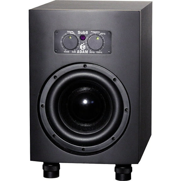 ADAM Audio Sub8 8" Powered Studio Subwoofer (Each) Black