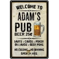thumbnail image 1 of ADAM'S Pub Sign Vintage Man Cave Bar 16 x 24 Matte Finish Metal 116240028072, 1 of 1