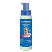 ADAMS Plus Flea & Tick Foaming Shampoo & Wash for Dogs & Puppies, Flea Shampoo to Treat Flea Infestations, Kills Ticks, Fleas, Flea Eggs & Lice, Cleans and Conditions Coat, 10 fl oz