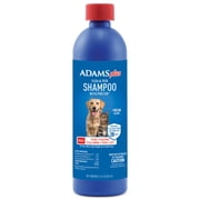 ADAMS Plus Flea & Tick Shampoo with Precor for Dogs, Cats, Puppies & Kittens, Flea Shampoo to Treat Flea Infestations, Kills Ticks, Fleas, Flea Eggs & Lice, Cleans and Conditions Coat, 12 fl oz