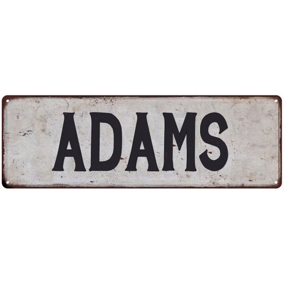 ADAMS Vintage Look Rustic Chic Metal Sign 8x24 108240036166
