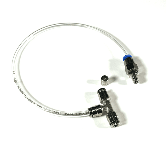 ADAPTIVE AIR SUSPENSION 6MM SCHRADER VALVE T-PIECE EMERGENCY FIX KIT COMPATIBLE WITH TESLA S & X, PART # TMH6KITP