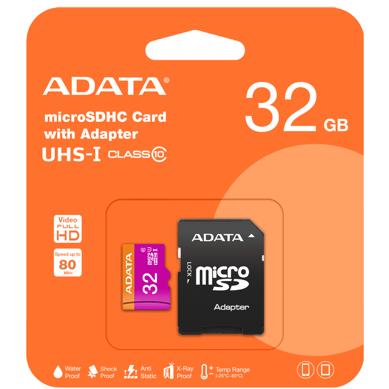 ADATA 32GB Premier microSDHC / SDXC UHS-I Class 10 Memory Card