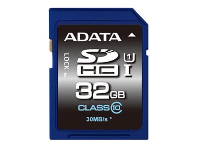 ADATA Premier 32GB SDHC UHS-I U1 Class 10 Waterproof Shockproof