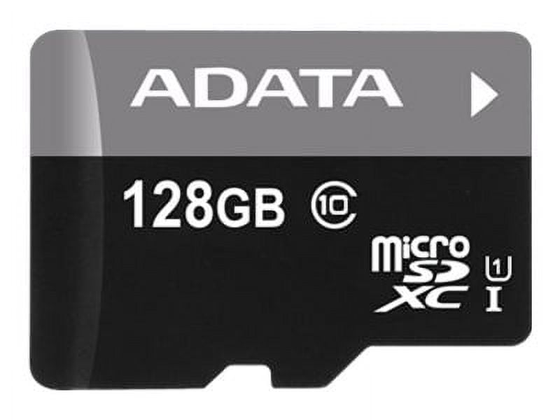 ADATA Premier 128GB MicroSDHC/SDXC UHS-I Class 10 V10 A1 Memory Card w/Adapter