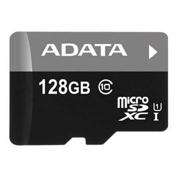 ADATA Premier 128GB MicroSDHC/SDXC UHS-I Class 10 V10 A1 Memory Card w/Adapter