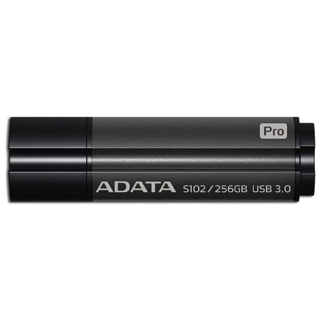 ADATA S102 Pro USB 3.0 Flash Drive 256GB Titanium Gray (AS102P-256G-RGY)