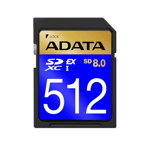ADATA Technology 512GB SDXC SD8.0 EXPRESS Memory Card with Up To 1600MB/s Read and 1200MB/s Write