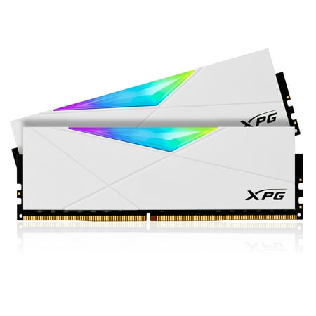 ADATA - XPG SPECTRIX  AX4U32008G16A-DW50 D50 16GB 2x8GB 3.2GHz CL16 RGB Desktop Memory - White