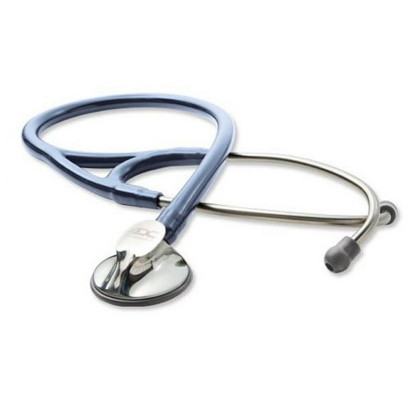 ADC 600MCB Adscope Model 600 Platinum Series Cardiology Stethoscope with Tunable AFD Technology,Metallic Ceil Blue Metallic Ceil Blue