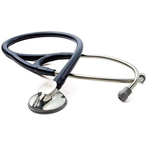 ADC - 600N Adscope 600 Platinum Series Cardiology Stethoscope with Tunable AFD Technology, Lifetime Warranty, Navy