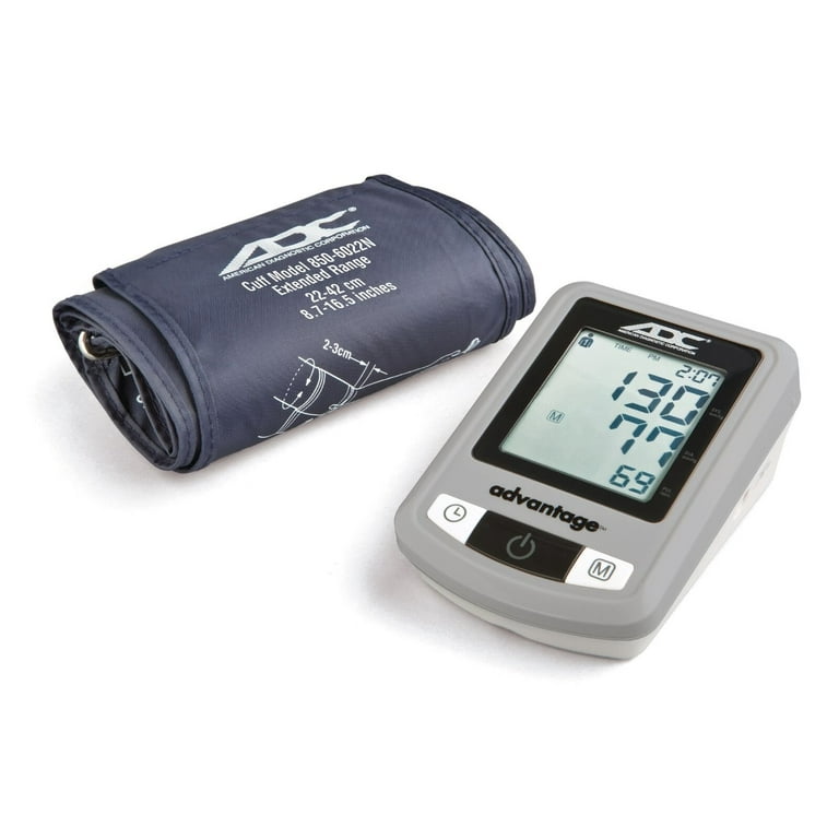ADC Advantage Automatic Digital Blood Pressure Monitor, Adult, Navy ADC Advantage Automatic Digital Blood Pressure Monitor, Adult, Navy