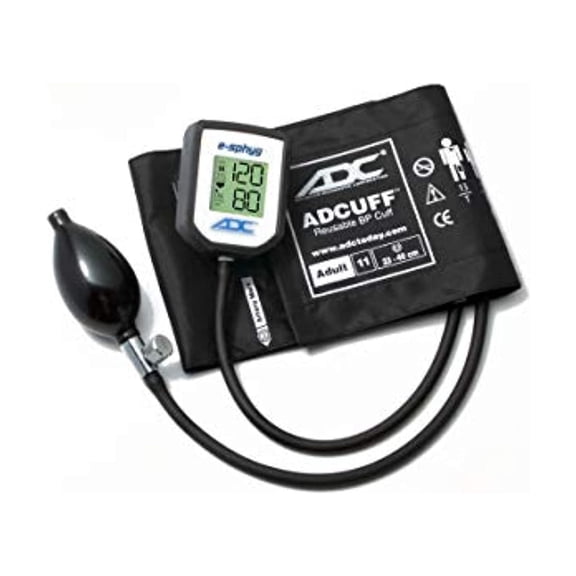 ADC 7002 E sphyg Digital Pocket Aneroid Sphygmomanometer Blood Pressure Monitor Reusable BP Cuff Adult Black