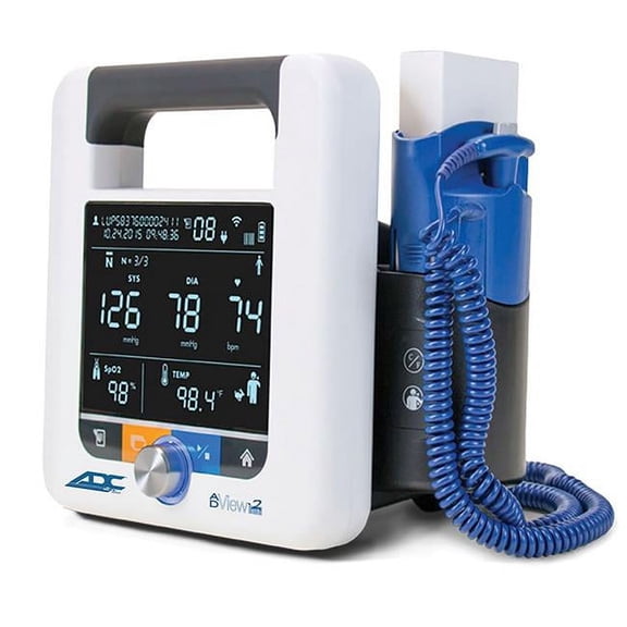 ADC 77-0036 Adview 2 Diagnostic Station with Blood Pressure & Temperature Modules